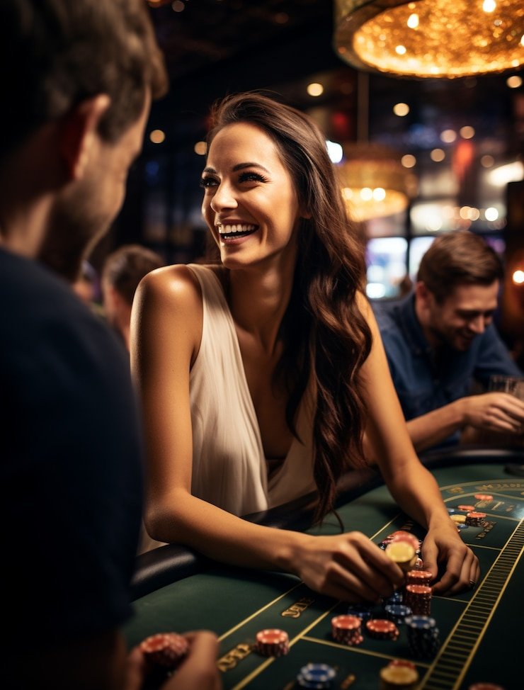 Tampilan meja Blackjack dealer langsung replay777 dengan kartu yang jelas terlihat